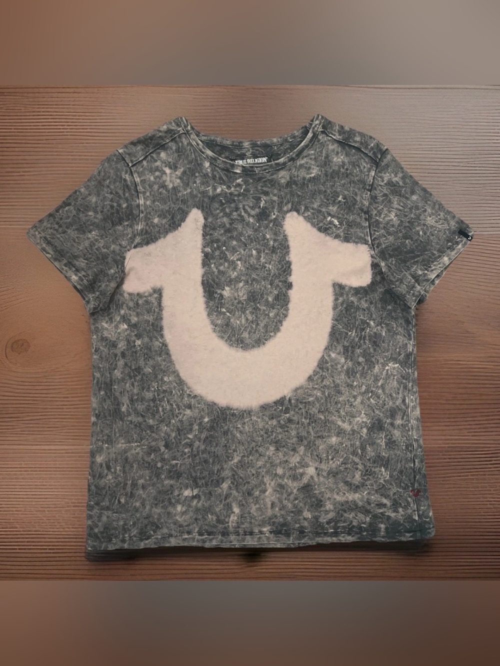 True Religion Tie Dye Tee-shirt Mens Size XXL With Horseshoe On The Front